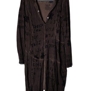 Rundholz Black Label Olive Print Snap Front Jacket